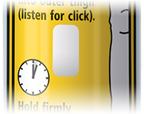 EpiPen® viewing window